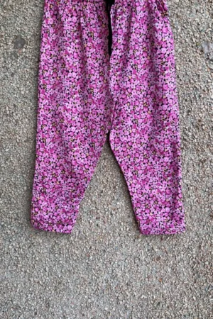 Pink Capri 3/4 Pants for Women