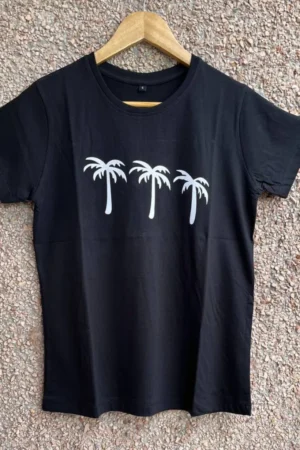 Black Solid T Shirts for Women