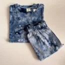 Navy Tie and Dye shorts sets