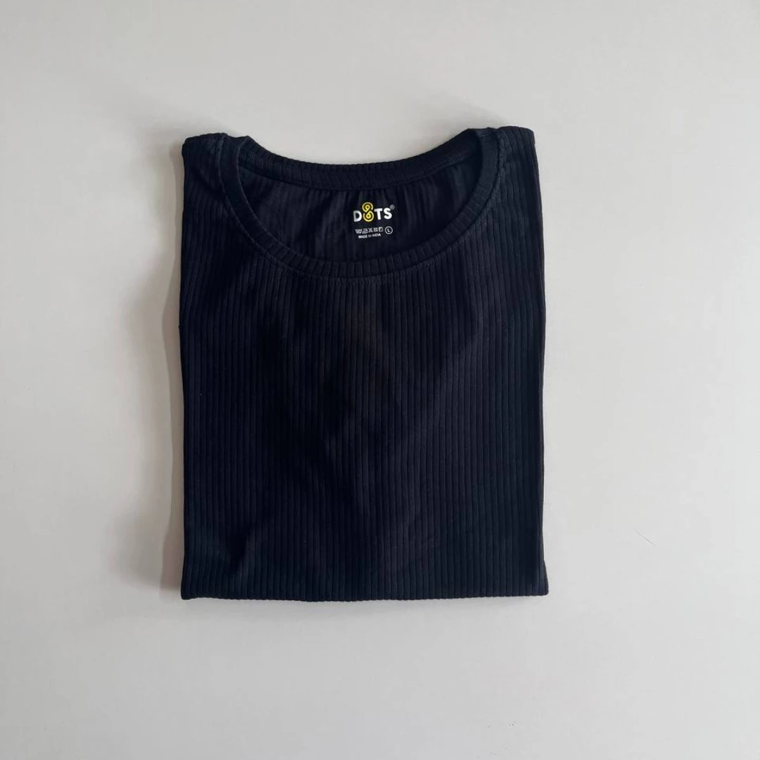 Black Crop Top - Image 2