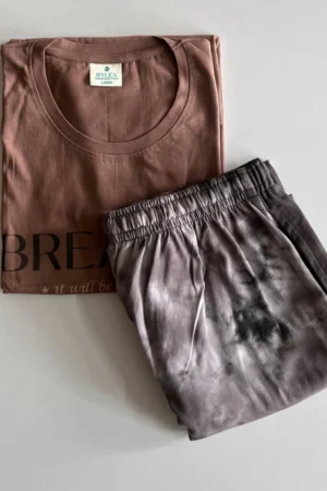 Brown Pyjama Set