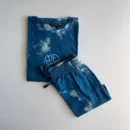 Blue Tie and Dye shorts sets