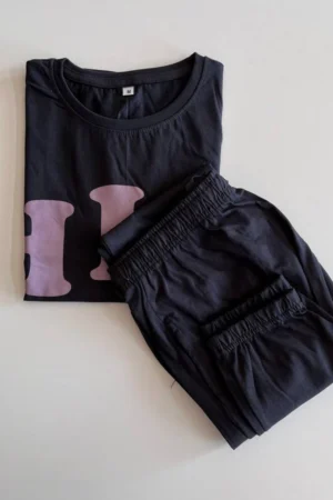 Dark Grey jogger Co-Ord Set
