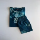 Green Tie and Dye shorts sets
