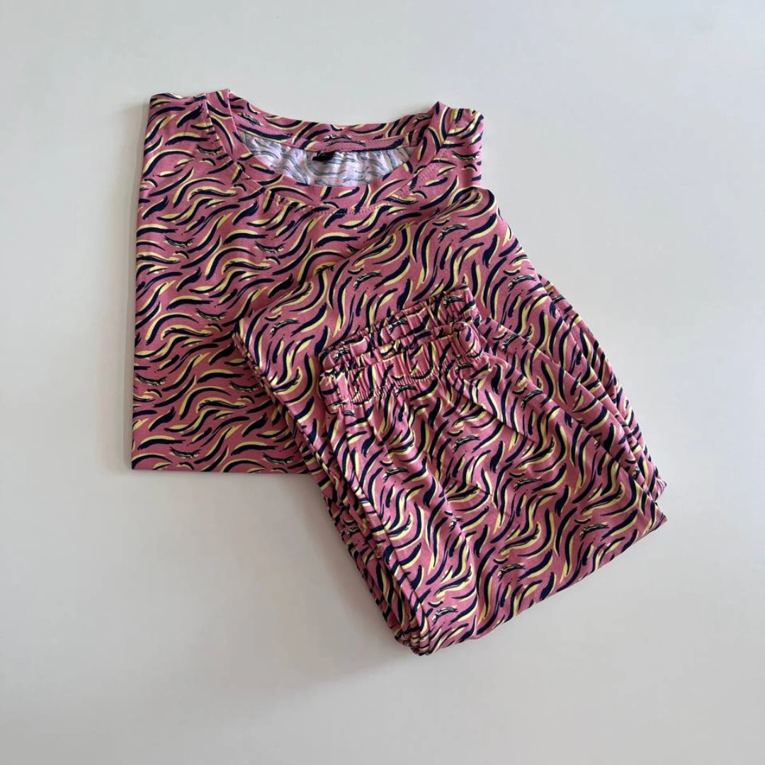 Dusty rose Crop top and jogger Pant Co-Ord Set