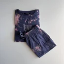 Purple Tie and Dye shorts sets
