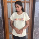 Sandal Solid T-Shirt for Women