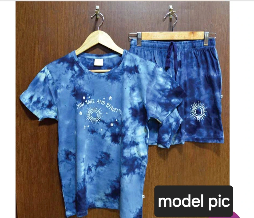 Pink Tie and Dye shorts sets - Image 2