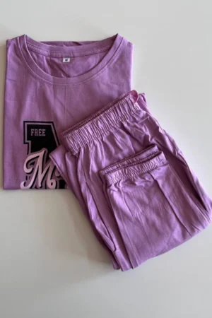Violet jogger Co-Ord Set