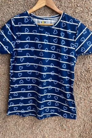 Blue Printed t-shirt