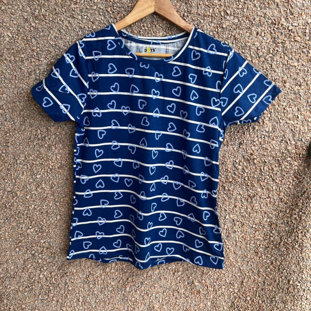 Blue Printed t-shirt