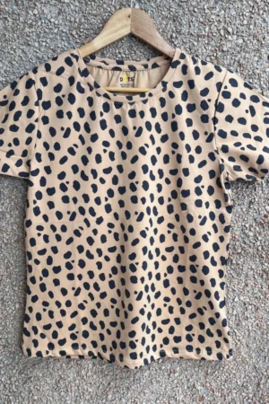 lite Brown Printed t-shirt