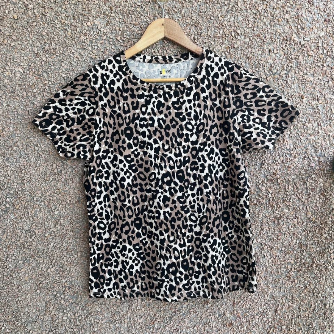 Brown Printed T-Shirts