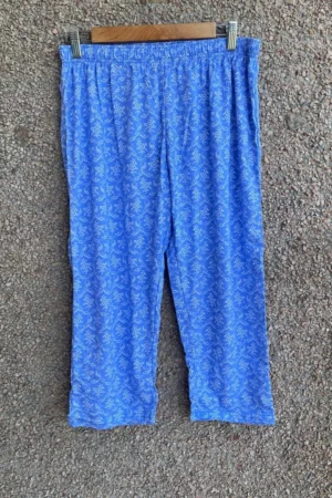 Blue Capri Pants for Women