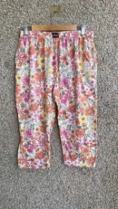 Floral Capri Pants for Women