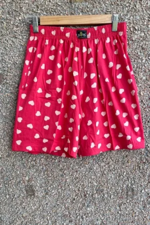 Red Heart Shorts