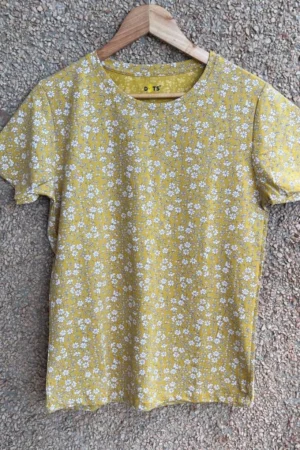 Yellow Printed t-shirt