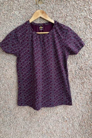 Maroon Printed T-Shirt