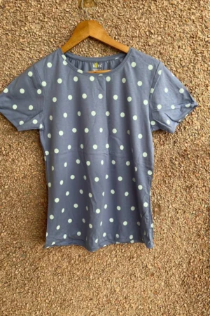 Blue Printed T-Shirt