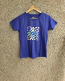 Violet Solid T-Shirt for Women