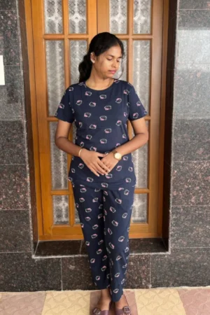 Navy kitty Co-Ord Set