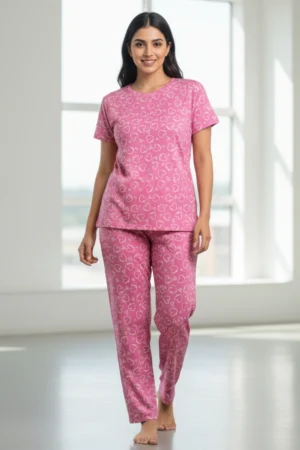 Pink Heart Co-Ord Set