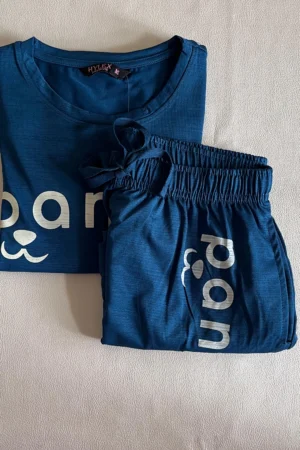 Blue shorts sets